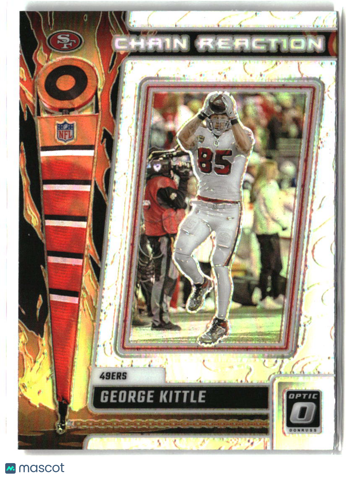 George Kittle 2023 Donruss Optic Chain Reaction #CR-GK