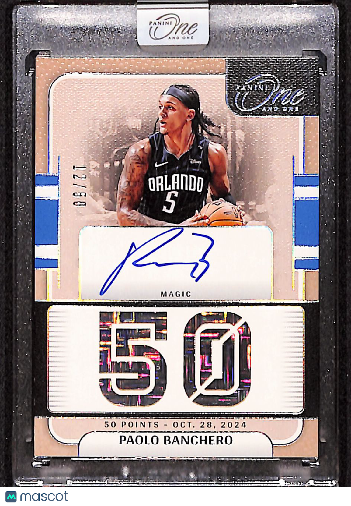 Paolo Banchero 2024-25 Panini One and One Stats Autographs /50 #OSA-PLO