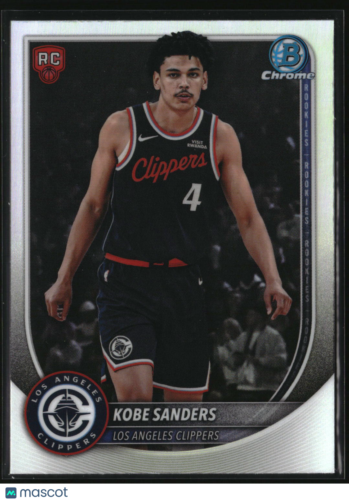 Kobe Sanders 2025-26 Bowman Chrome Rookie Red RC Logo #BRR-47