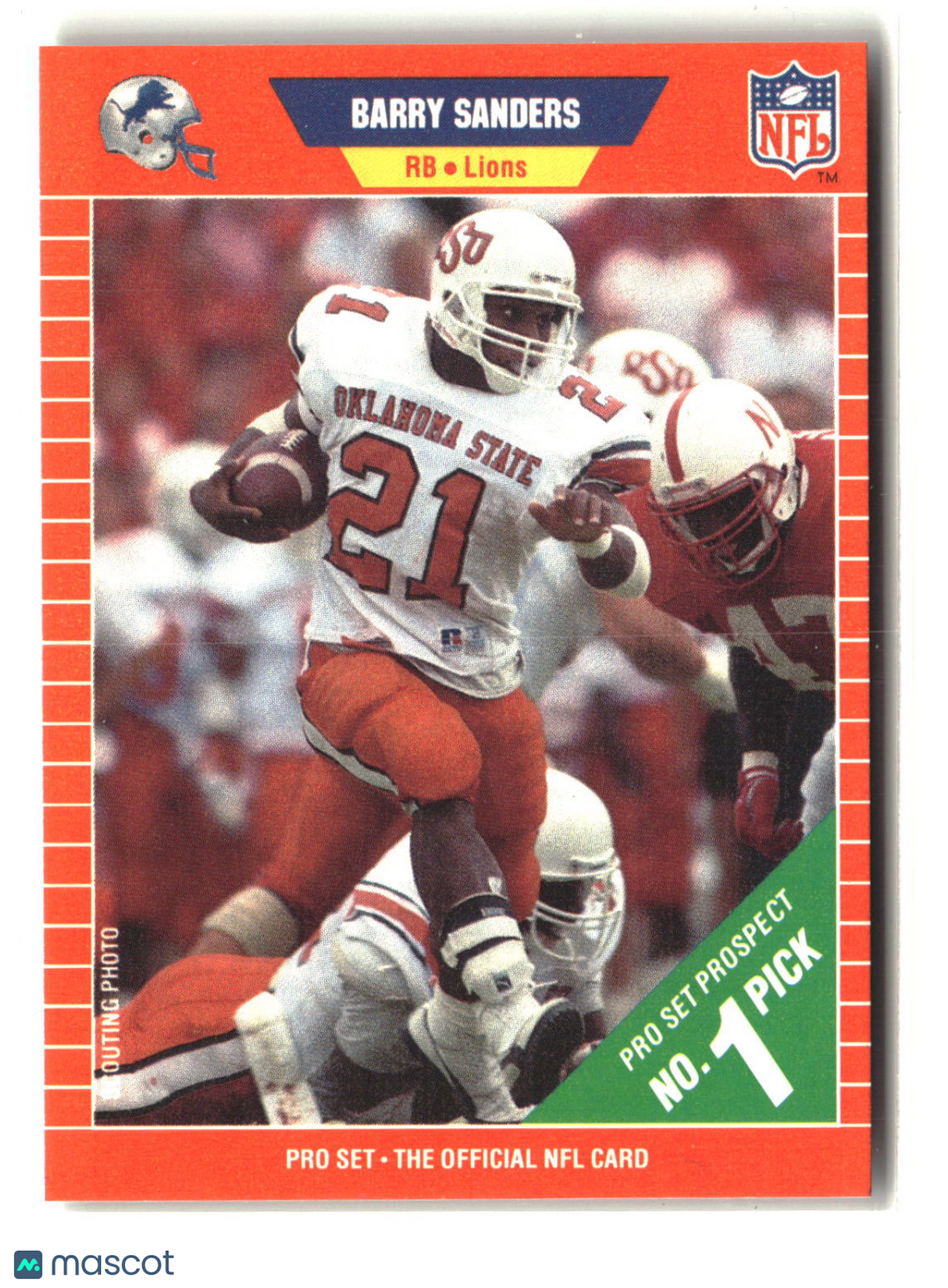 Barry Sanders 1989 Pro Set #494