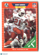Barry Sanders 1989 Pro Set #494
