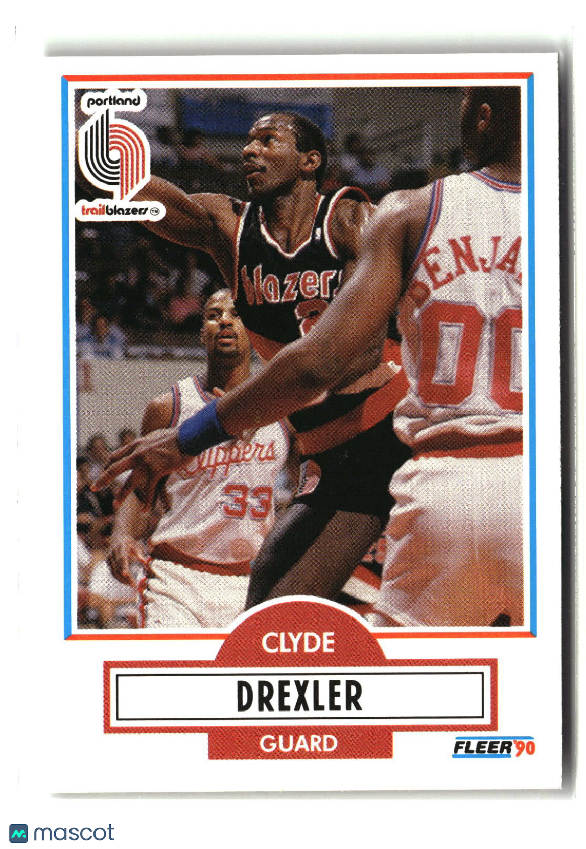 Clyde Drexler 1990-91 Fleer #154