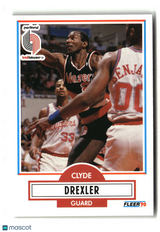 Clyde Drexler 1990-91 Fleer #154