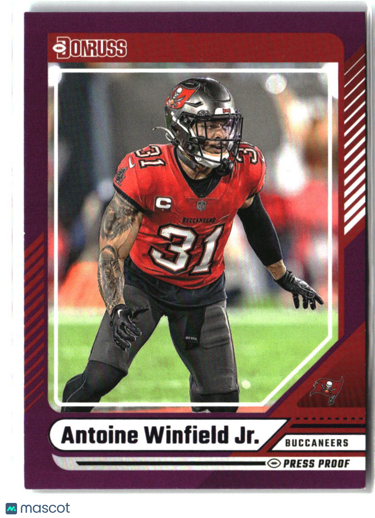 Antoine Winfield Jr. 2024 Donruss Press Proof Purple #181