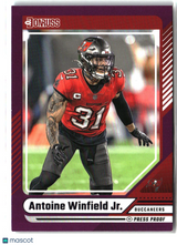 Antoine Winfield Jr. 2024 Donruss Press Proof Purple #181