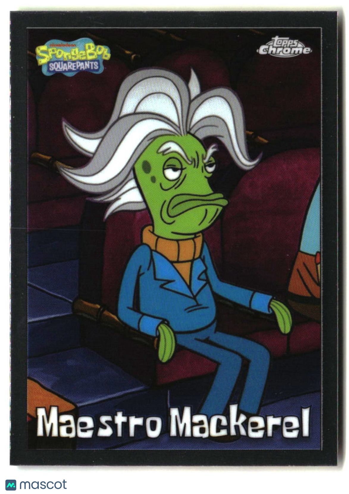 2025 Topps Chrome SpongeBob Maestro Mackerel #192