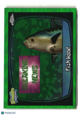 2025 Topps Chrome SpongeBob Fish Head Kelp Green #114