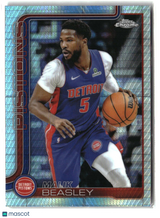 Malik Beasley 2025-26 Topps Chrome Prism Refractor #36