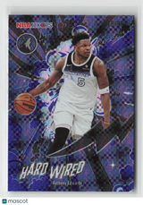 Anthony Edwards 2025-26 Hoops Hard Wired Light Burst Purple #HW-4 #/99