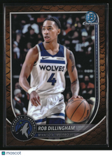 Rob Dillingham 2025-26 Bowman Chrome Reptilian Refractor #BCV-182