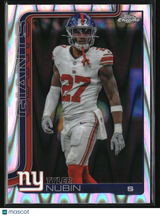 Tyler Nubin 2025 Topps Chrome Ray Wave Refractor #231