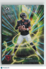 Caleb Williams 2025 Topps Resurgence Conductors Aqua Surge Refractor #C-17