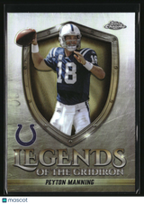 Peyton Manning 2025 Topps Chrome Legends of the Gridiron Refractor #LOG-10