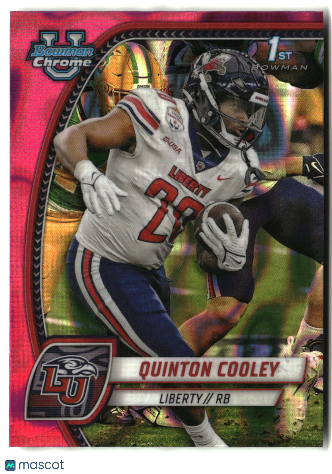 Quinton Cooley 2024 Bowman University Chrome Pink Lava Refractor #147