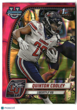 Quinton Cooley 2024 Bowman University Chrome Pink Lava Refractor #147