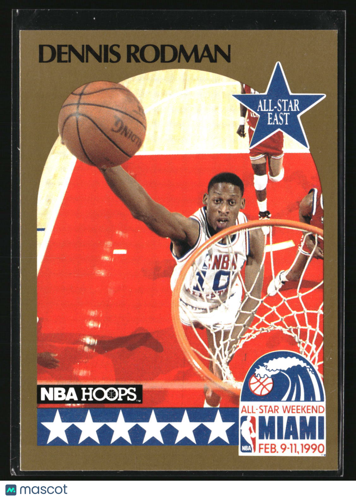 Dennis Rodman 1990-91 Hoops #10