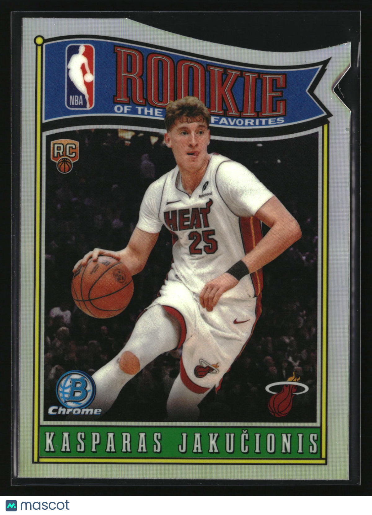Kasparas Jakucionis 2025-26 Bowman Rookie Of The Year Favorites #RY-12