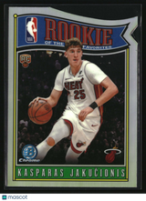 Kasparas Jakucionis 2025-26 Bowman Rookie Of The Year Favorites #RY-12