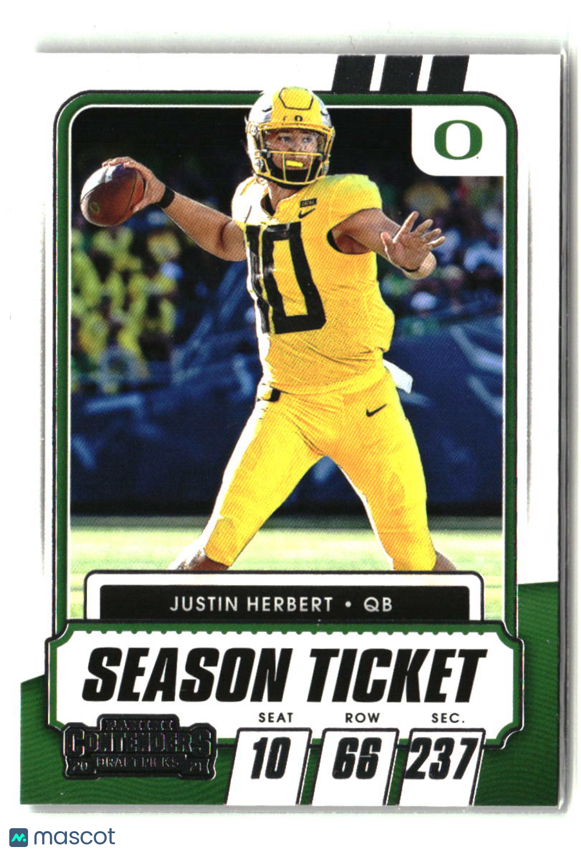 Justin Herbert 2021 Panini Contenders Draft Picks #11