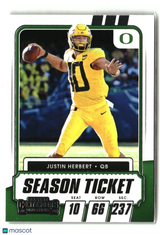 Justin Herbert 2021 Panini Contenders Draft Picks #11