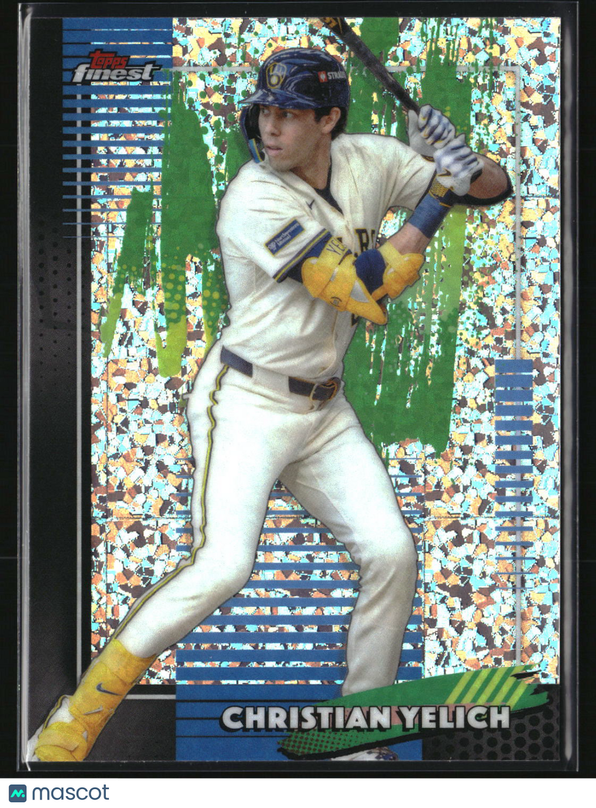 Christian Yelich 2026 Finest Mini-Diamond Refractors #49