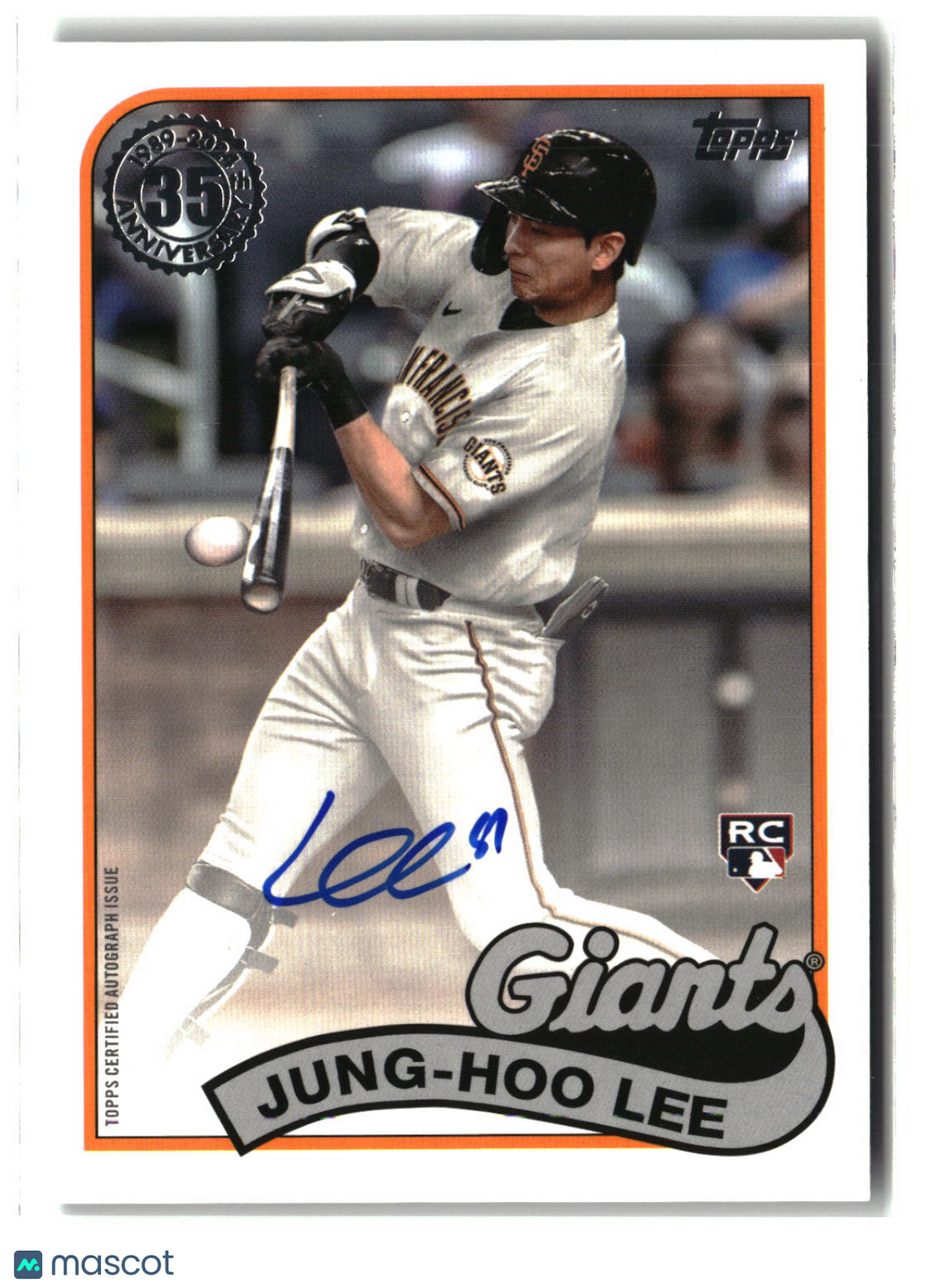 Jung-Hoo Lee 2024 Topps 35th Anniversary Autographs #89BA2-JHL