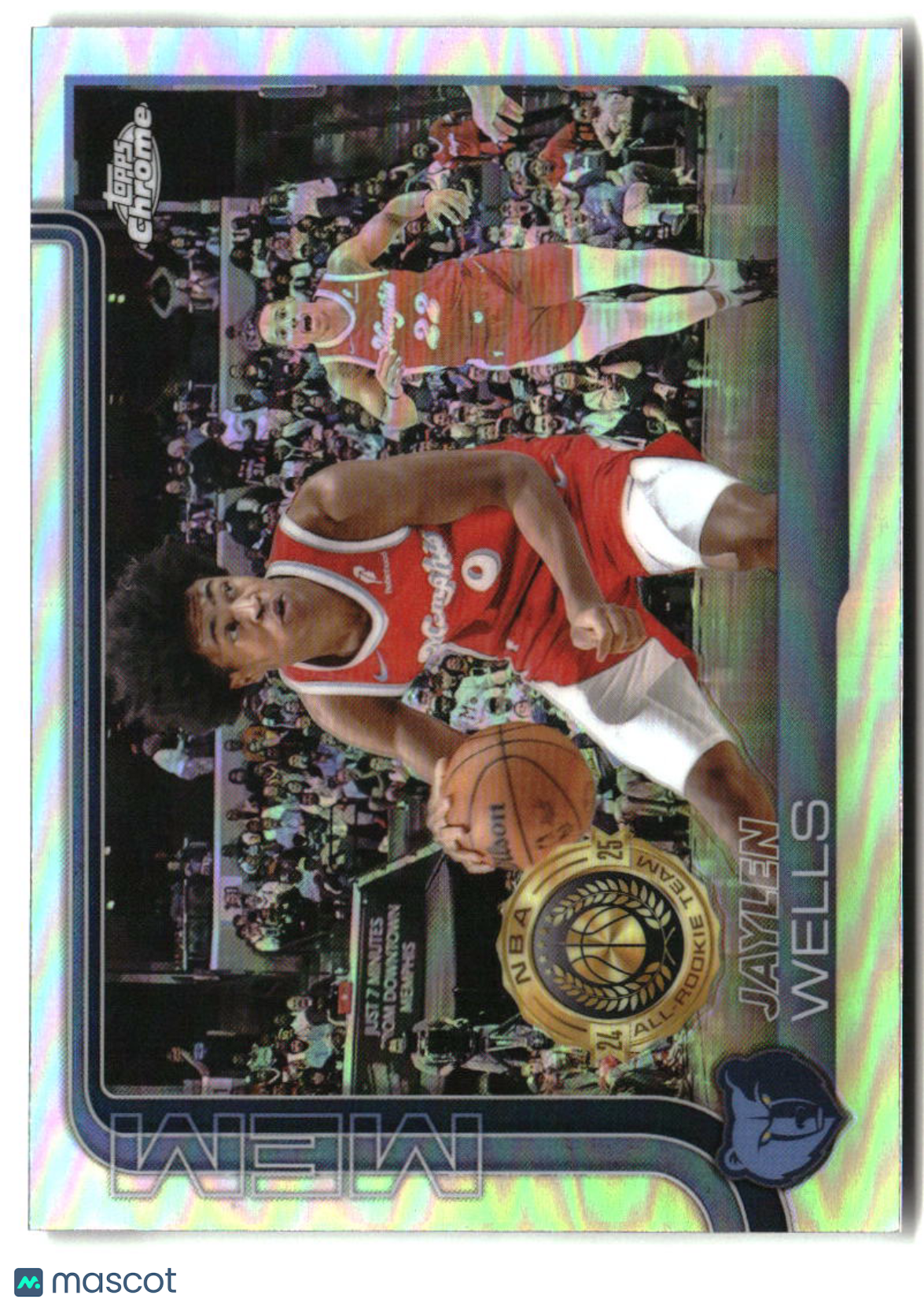 Jaylen Wells 2025-26 Topps Chrome Refractor #200