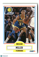 Reggie Miller 1990-91 Fleer #78