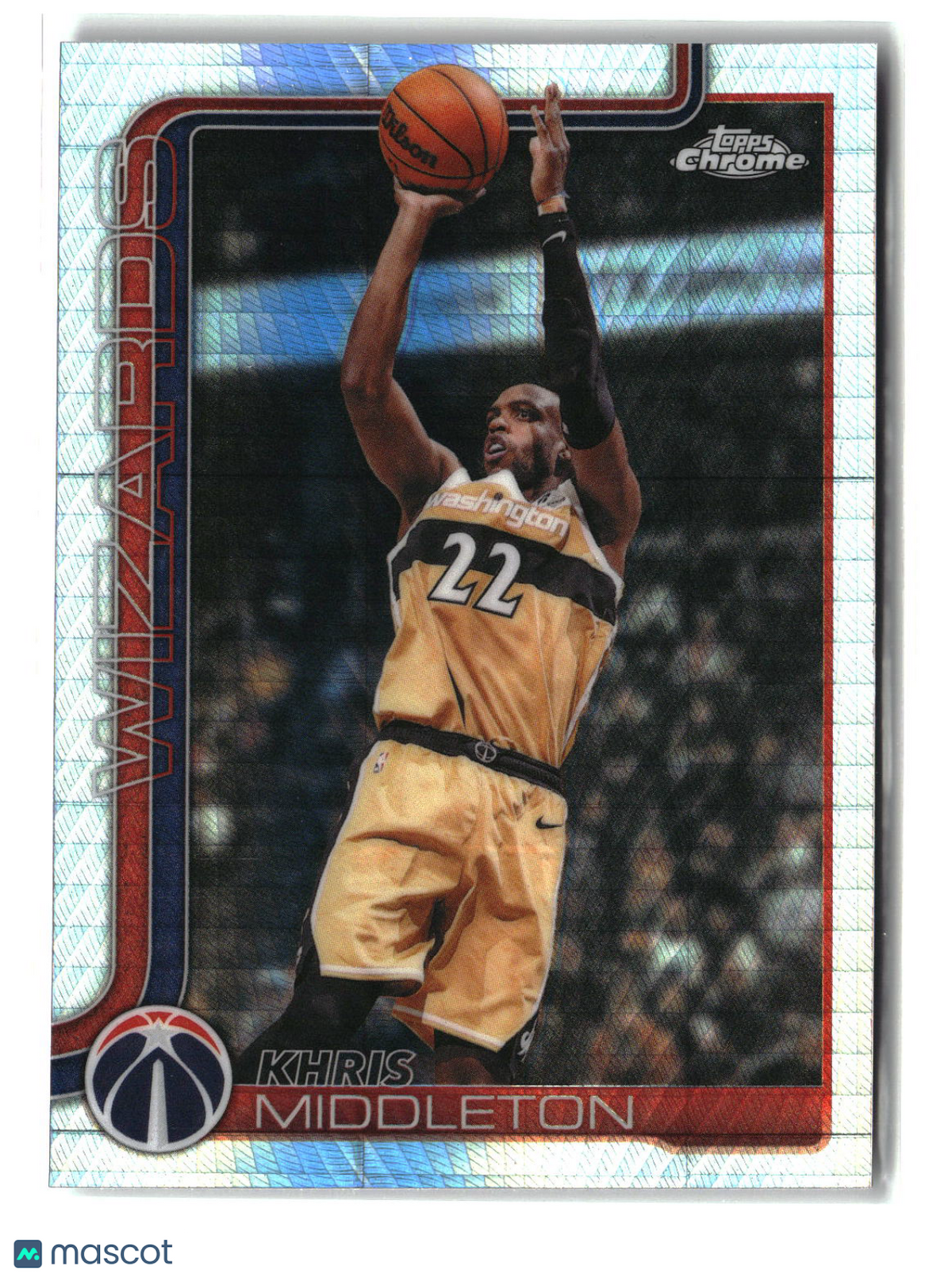 Khris Middleton 2025-26 Topps Chrome Update Prism Refractor #101
