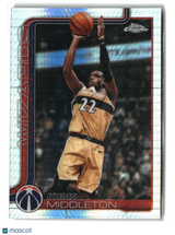 Khris Middleton 2025-26 Topps Chrome Update Prism Refractor #101