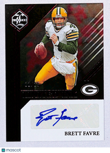 Brett Favre 2023 Panini Limited Limited Ink Ruby Spotlight #LI-BF 22/25