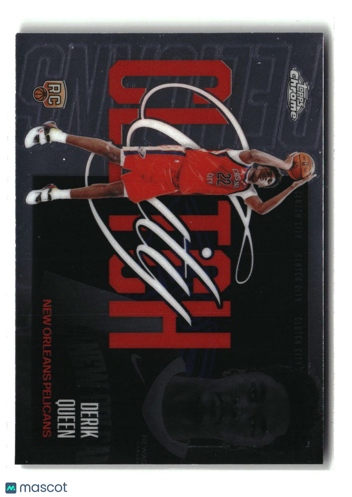 Derik Queen 2025-26 Topps Chrome Update Clutch City #YQ-14
