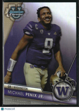 Michael Penix Jr. 2023 Bowman University Chrome #184b