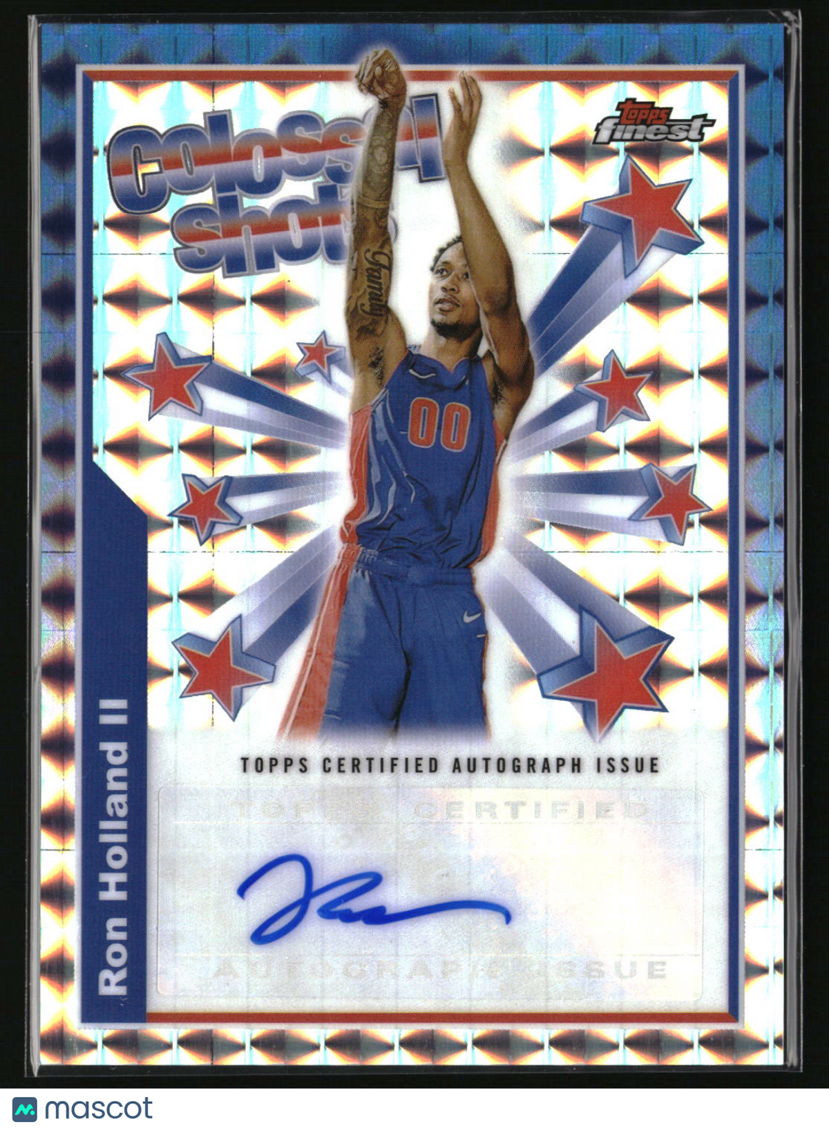 Ron Holland II 2024-25 Finest Colossal Shots Autographs Geometric #BSA-RHO