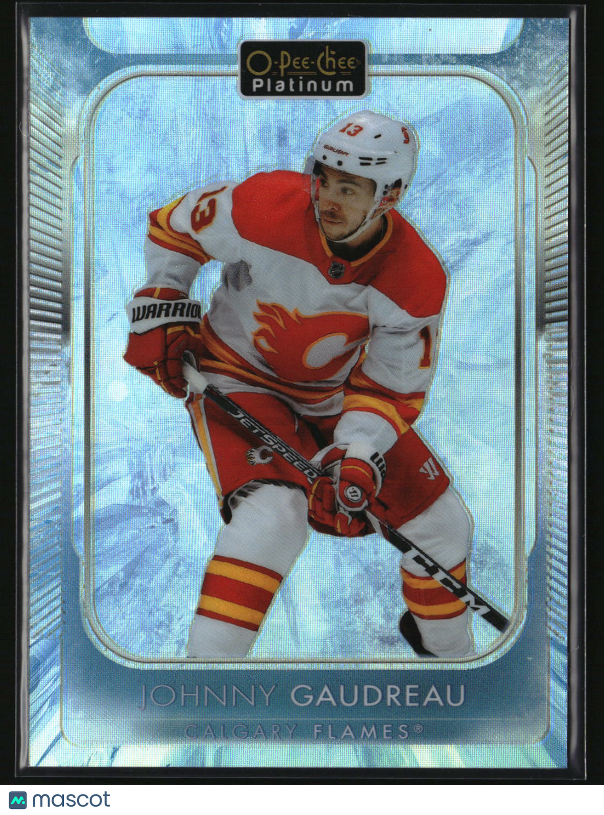 Johnny Gaudreau 2021-22 O-Pee-Chee Platinum Arctic-Freeze #37 #/99