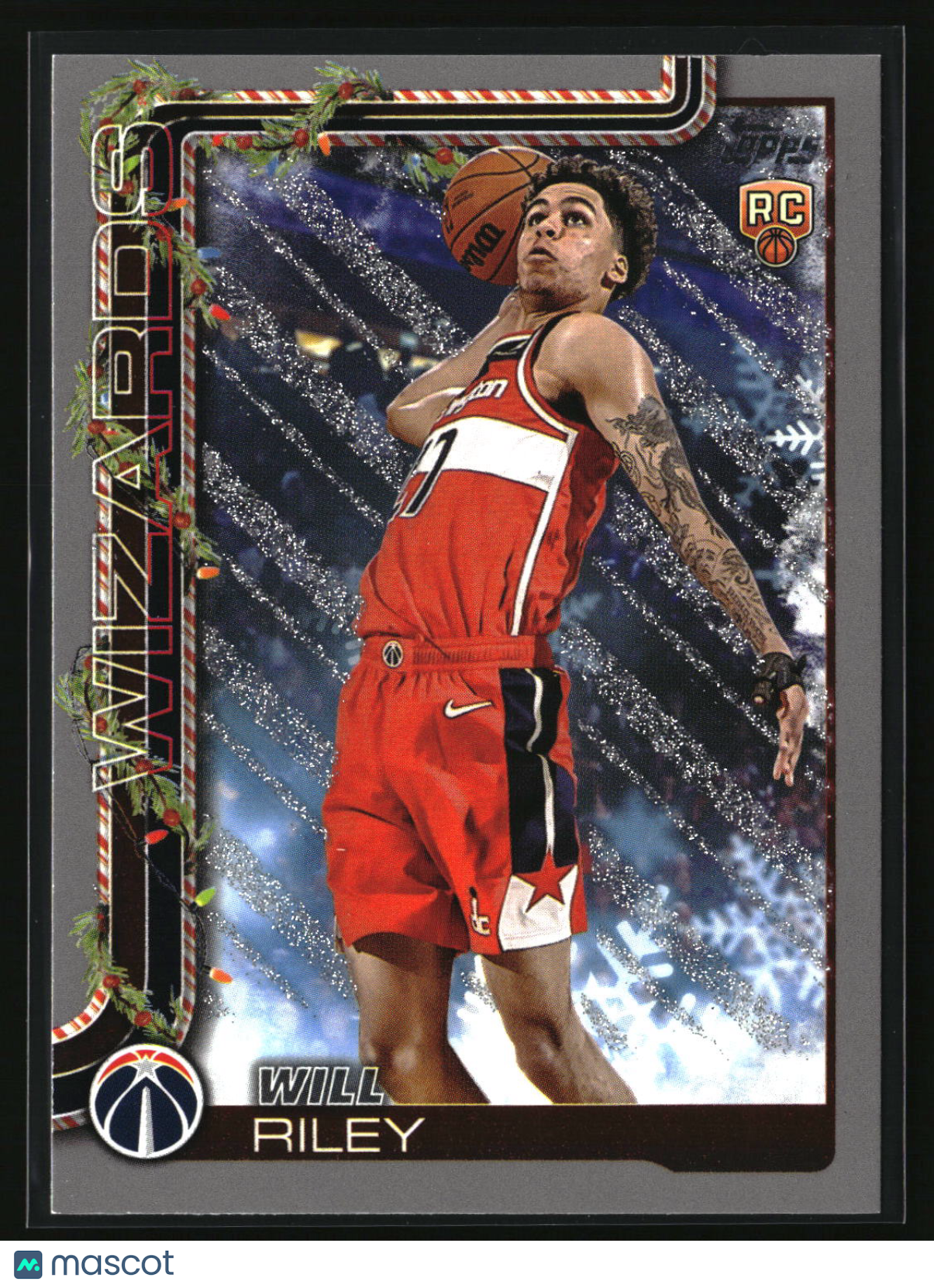 Will Riley 2025-26 Topps Holiday Glitter Holiday #H181