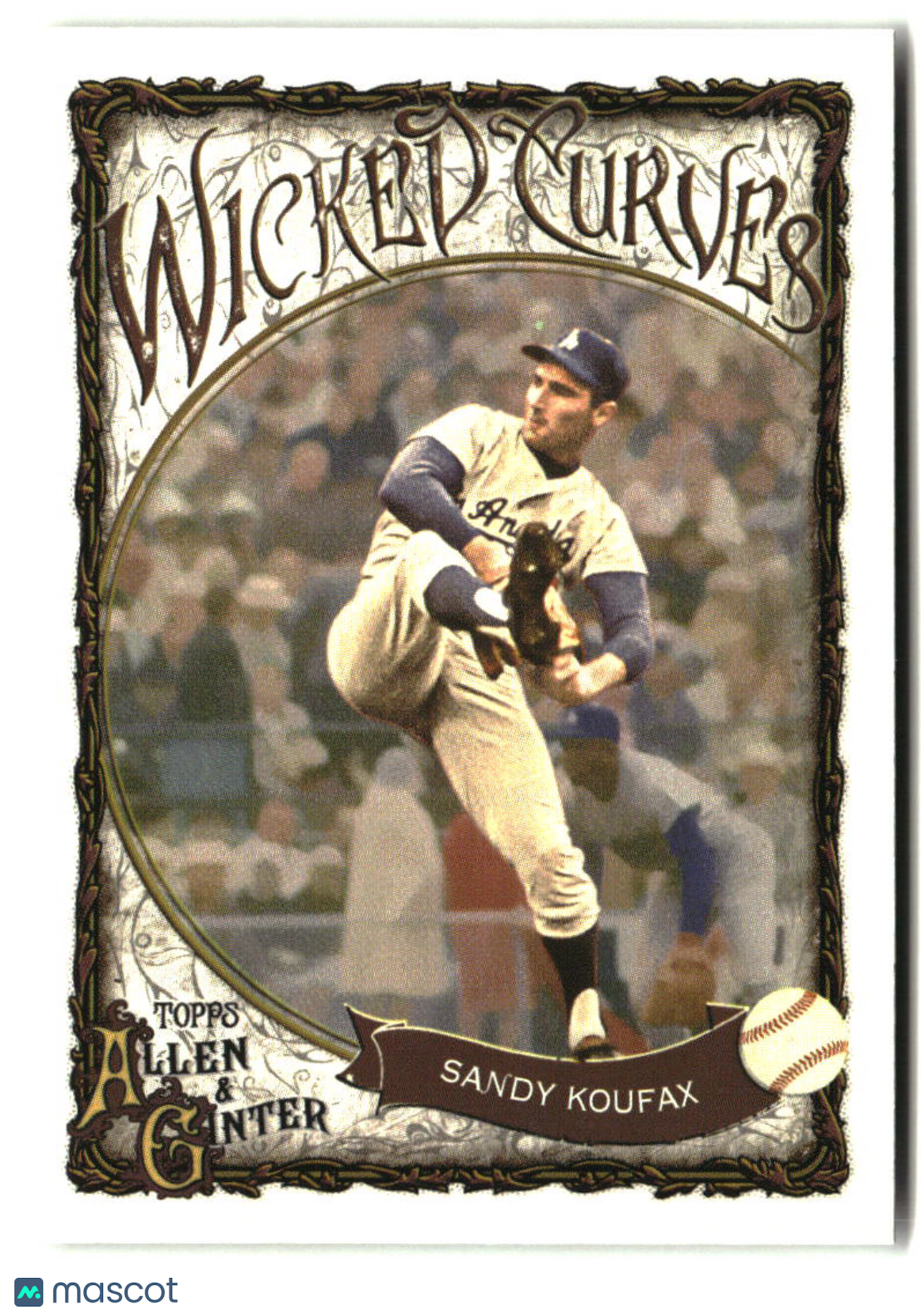 Sandy Koufax 2025 Topps Allen & Ginter Wicked Curves #WC-6