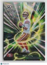 Brock Purdy 2025 Topps Resurgence Conductors Surge Refractor #C-15