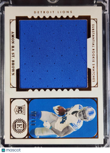 Amon-Ra St. Brown 2021 Panini Encased Substantial Rookie Swatches #SRS-ASB 57/60