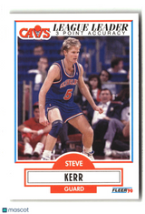 Steve Kerr 1990-91 Fleer #34