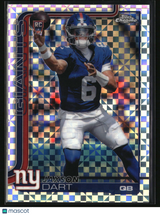 Jaxson Dart 2025 Topps Chrome X-Fractor #306