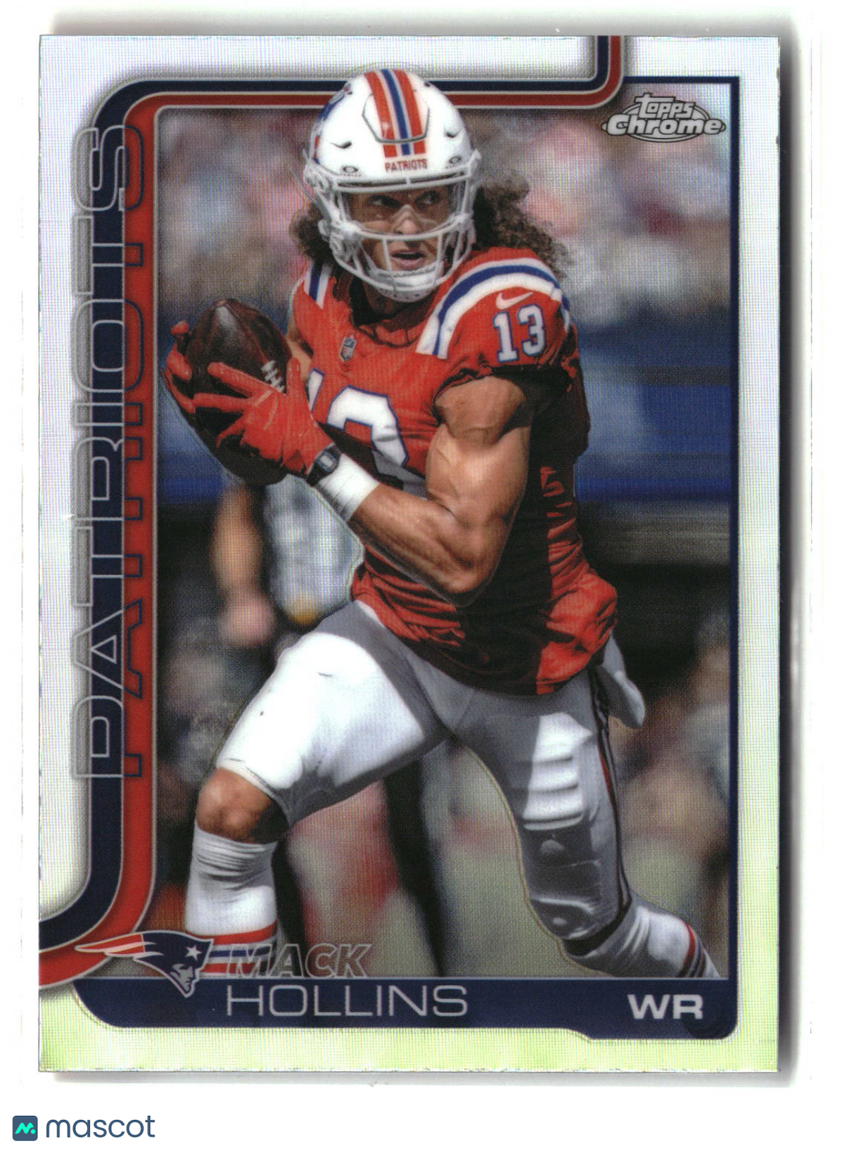 Mack Hollins 2025 Topps Chrome Refractor #206