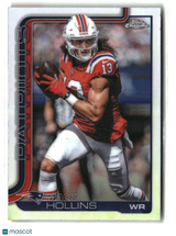 Mack Hollins 2025 Topps Chrome Refractor #206