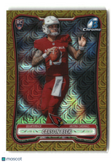 Carson Beck 2026 Bowman Chrome Mojo Gold Refractor #BCV-105 46/50