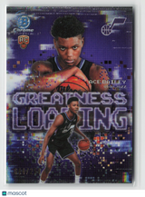 Ace Bailey 2025-26 Bowman Greatness Loading Purple Refractor #GL-5 44/250