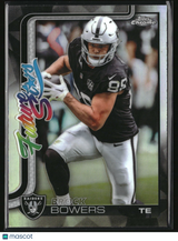 Brock Bowers 2025 Topps Chrome Future Stars Refractor #FS-21
