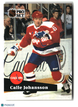 Calle Johansson 1991-92 Pro Set French #248