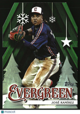 Jos� Ram�rez 2025 Topps Holiday Evergreen #E-20