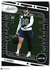 AJ Barner 2024 Panini Absolute Retail #184