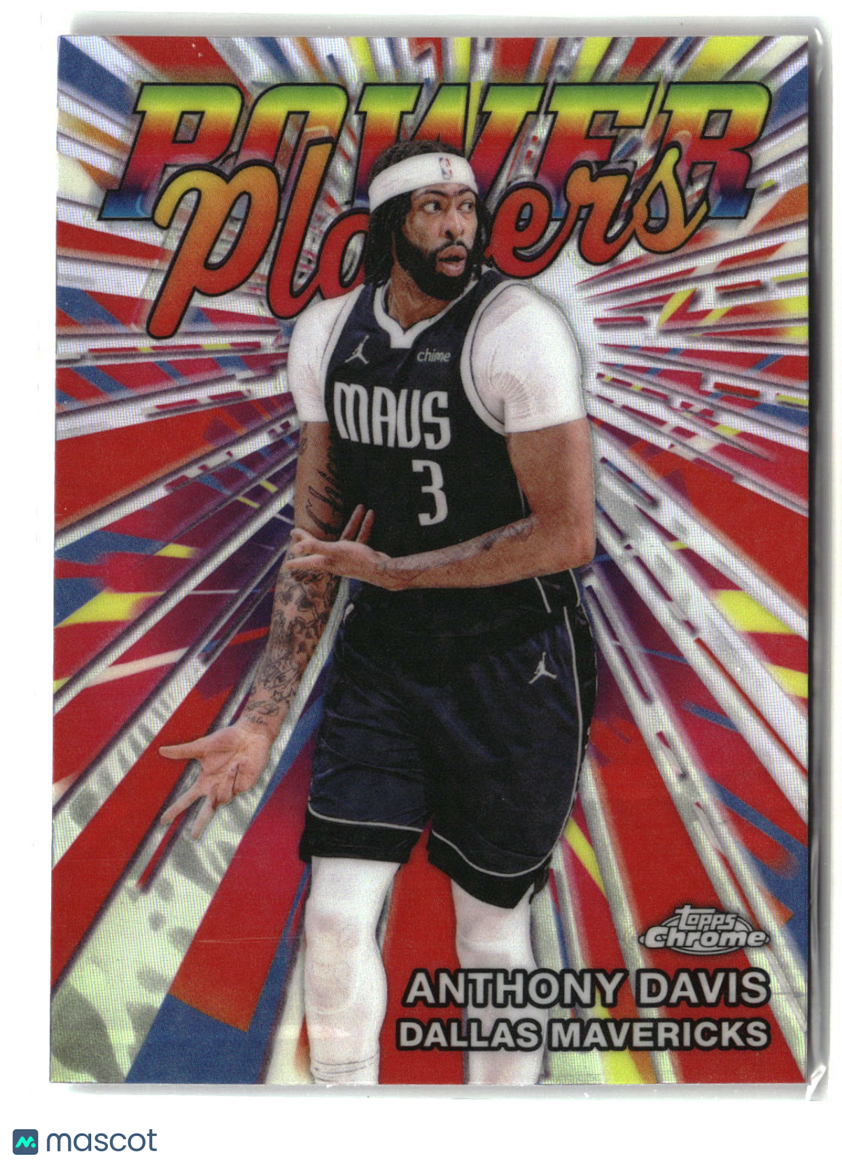 Anthony Davis 2025-26 Topps Chrome Update Power Players Refractor #PP-14